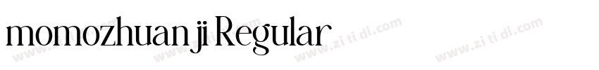 momozhuanji Regular字体转换